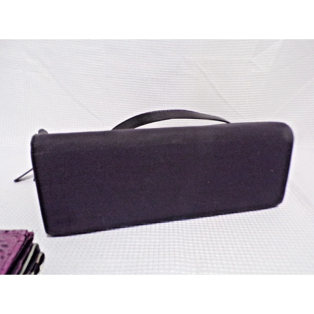 Miche Classic Black w/Silver Chain Accents Handbag 3 Skins Purple Green & Zebra